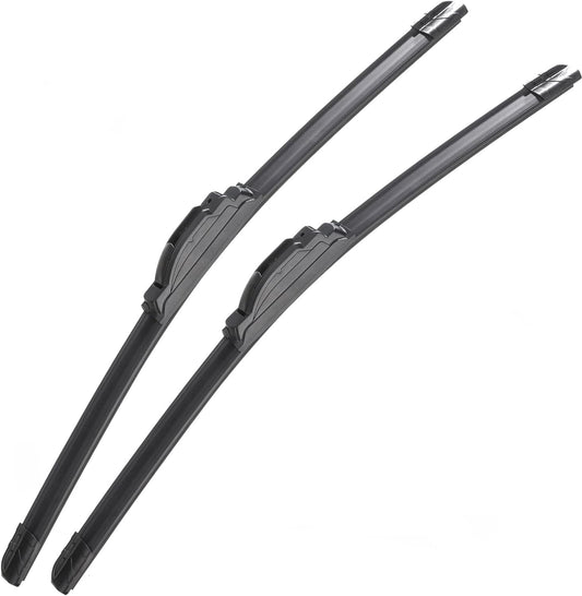 （Karite）21"+21" Windshield Wiper Blade Replacement for 2007-2017 Jeep Patriot 2000-2009 Grand Cherokee, 2012-2020 Nissan NV1500 NV2500 NV3500 All-season Front Windscreen Wiper for U/J hook