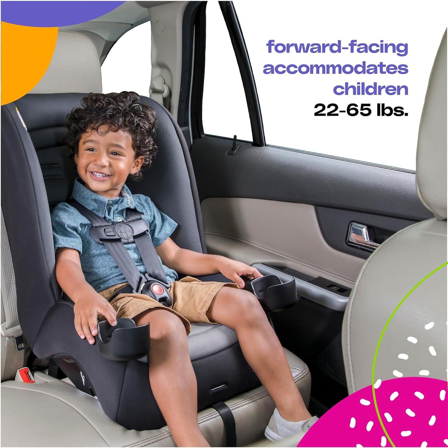 Karite Safety seats for children for motor cars Safety 1st Grow and Go All-in-One Convertible Car Seat, Rear-facing 5-40 pounds, Forward-facing 22-65 pounds, and Belt-positioning booster 40-100 pounds, Carbon Ink