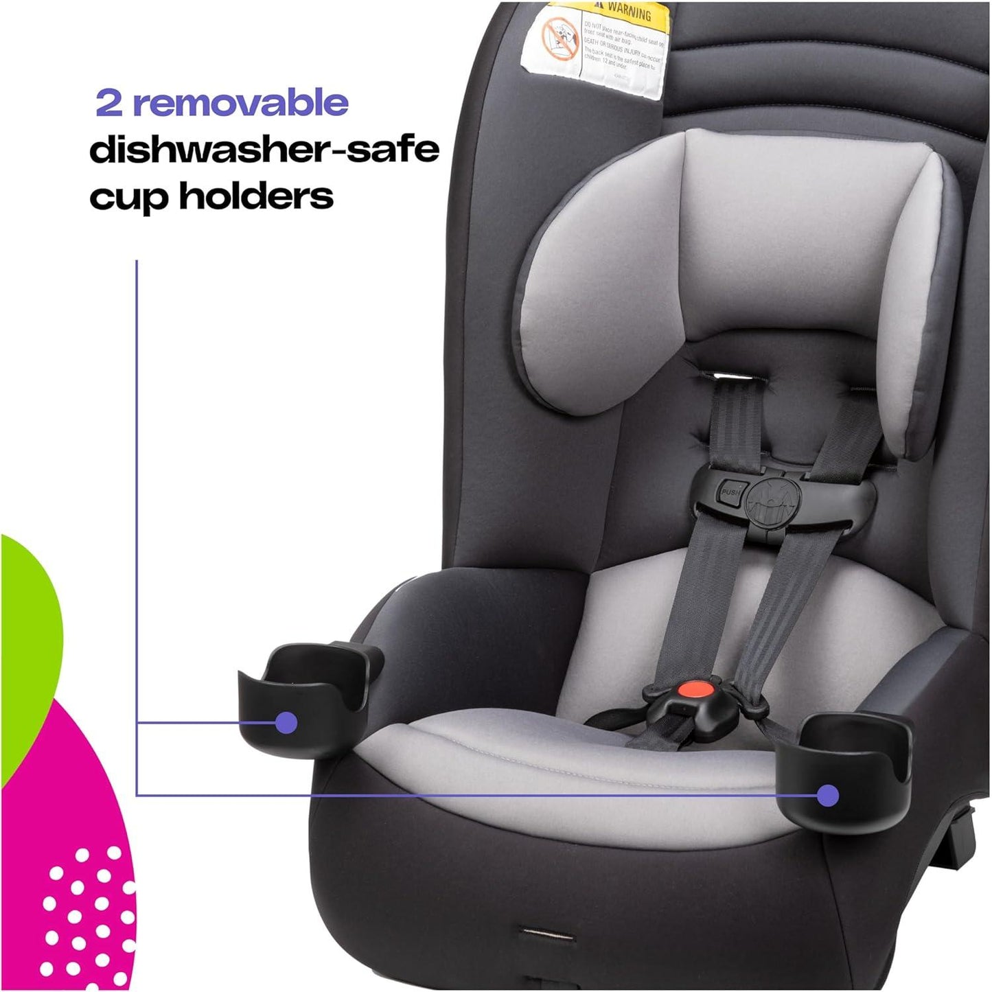 Karite Safety seats for children for motor cars Safety 1st Grow and Go All-in-One Convertible Car Seat, Rear-facing 5-40 pounds, Forward-facing 22-65 pounds, and Belt-positioning booster 40-100 pounds, Carbon Ink