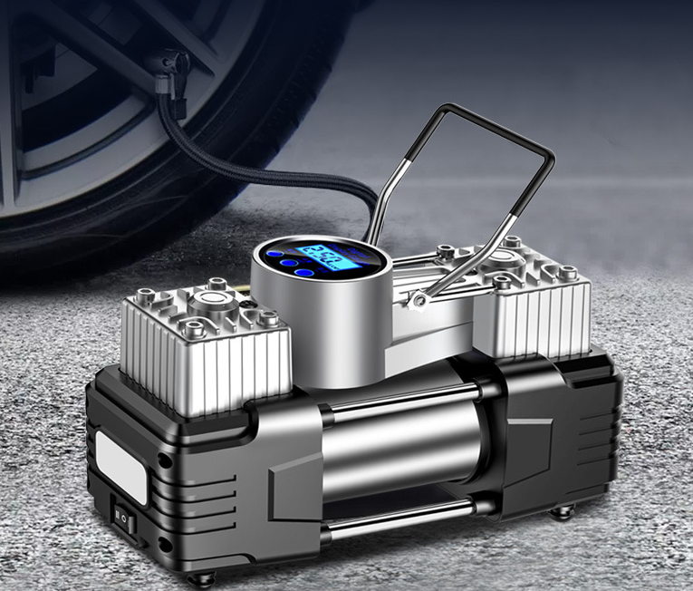 Karite Tire Portable Car Inflator High Pressure High Power Electric Dual Cylinder Home Car Inflator Pump