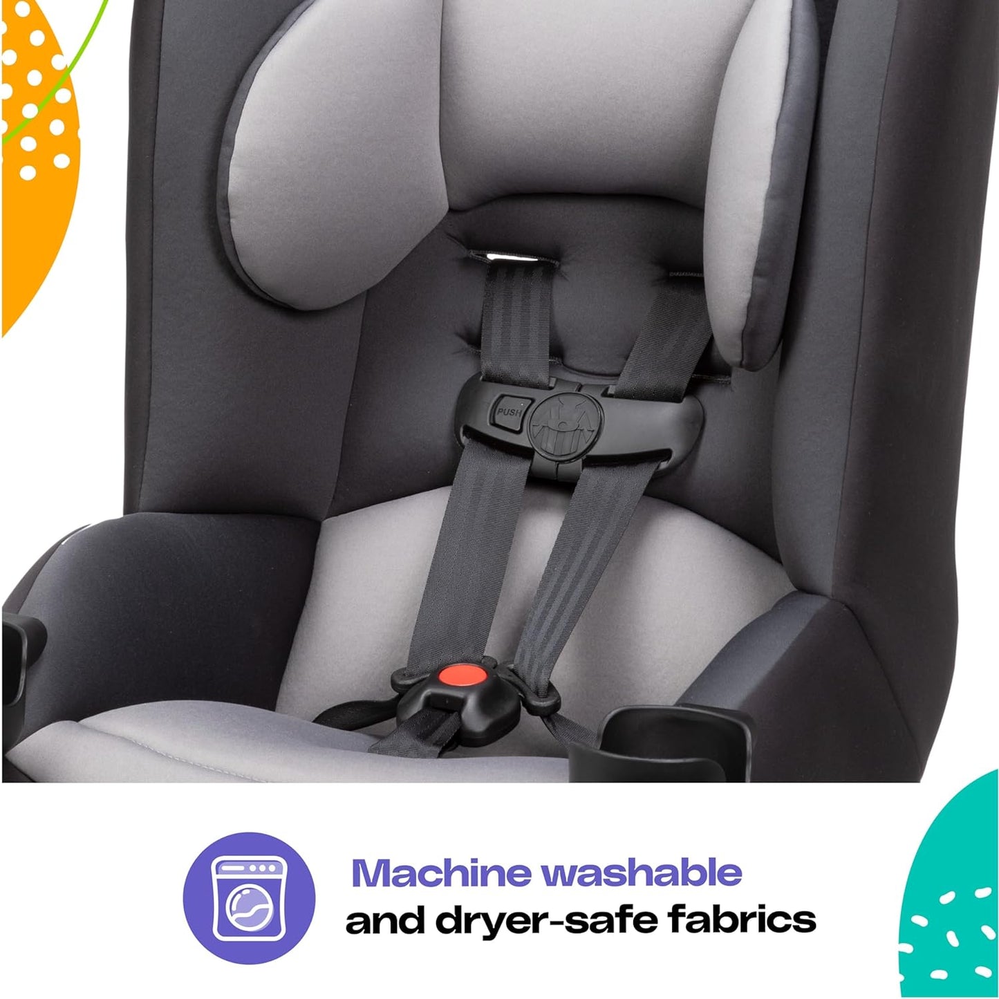 Karite Safety seats for children for motor cars Safety 1st Grow and Go All-in-One Convertible Car Seat, Rear-facing 5-40 pounds, Forward-facing 22-65 pounds, and Belt-positioning booster 40-100 pounds, Carbon Ink